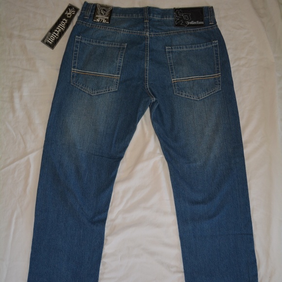 Mens 36 x 32 SP Collection Slim Straight Jeans BTS - Picture 5 of 8
